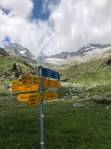 Wanderung von Zermatt zur Trifthütte