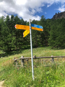 Wanderung von Zermatt zur Trifthütte