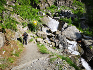 Wanderung von Zermatt zur Trifthütte