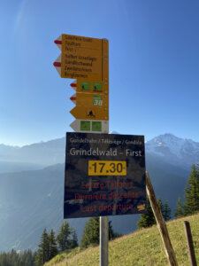 Wanderung Schynige Platte Faulhorn nach First